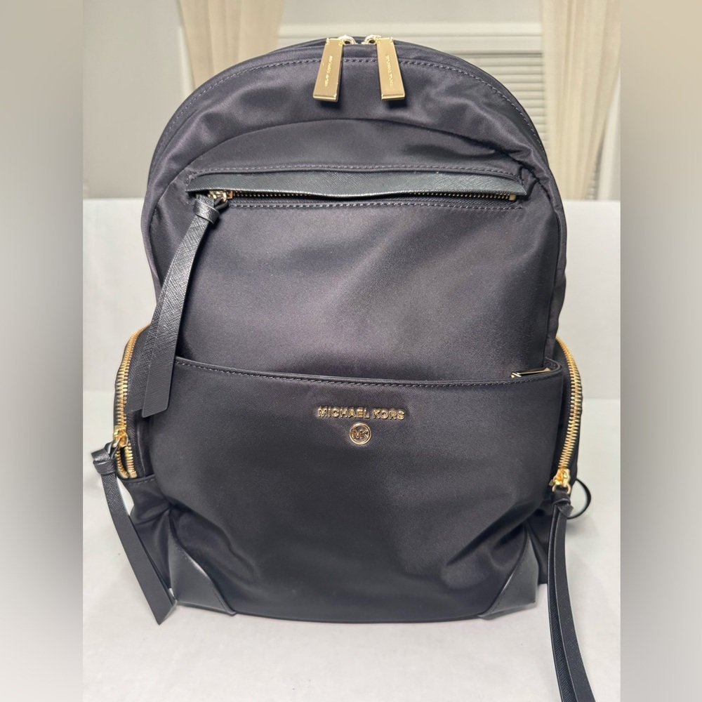 Michael Kors Black and Gold Men's Backpack